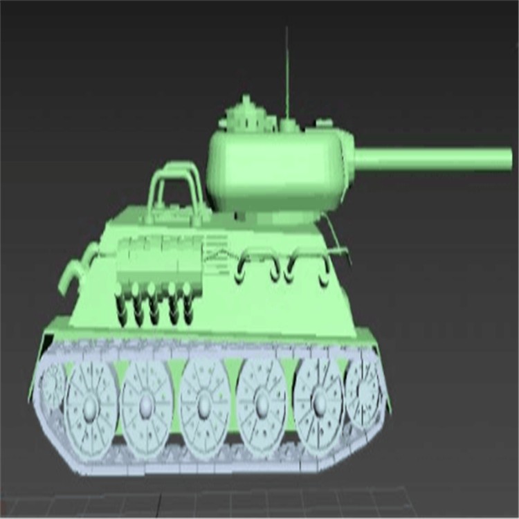 松北充气军用坦克模型